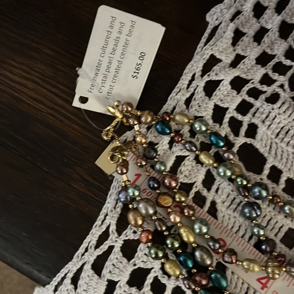 Freshwater Pearl Necklace (22) - Picture 3 of 4